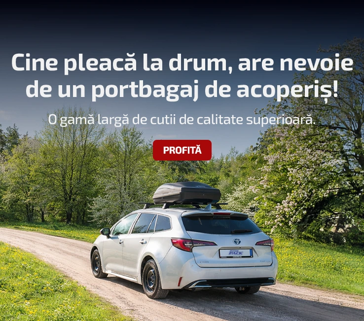 Cine pleacă la drum, are nevoie de un portbagaj de acoperiș!