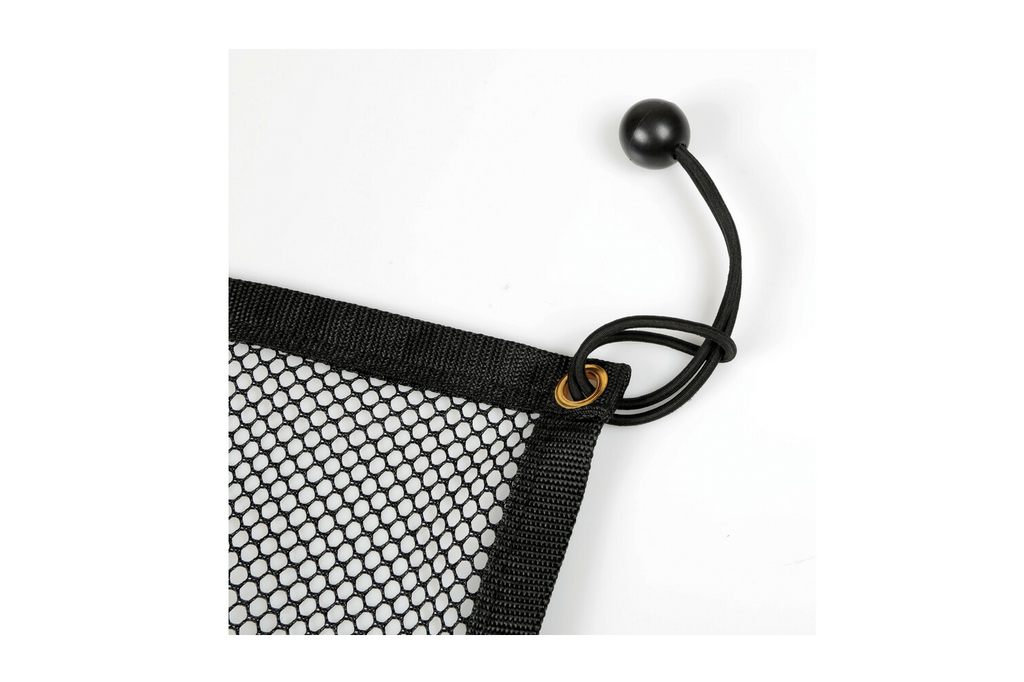 Barieră despărțitoare pentru câini LAMPA PET-2 din plasă, fixată pe scaunele din față, 115x65cm