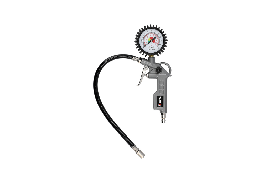 Set pneumatic YATO YT-23780 pentru umflarea anvelopelor, mingilor, saltelelor, 6 piese