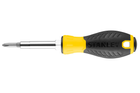 Șurubelniță STANLEY cu 6 capete, 3 biți / 6 vârfuri