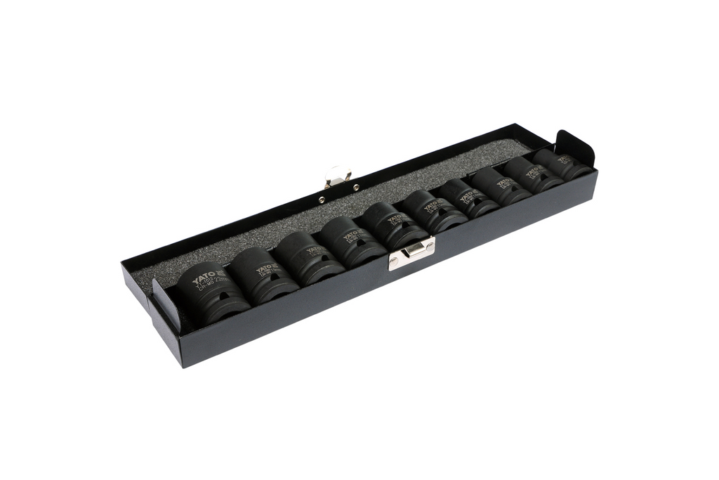 Chei tubulare de impact scurte YATO YT-1025, 1/2", 10 buc.