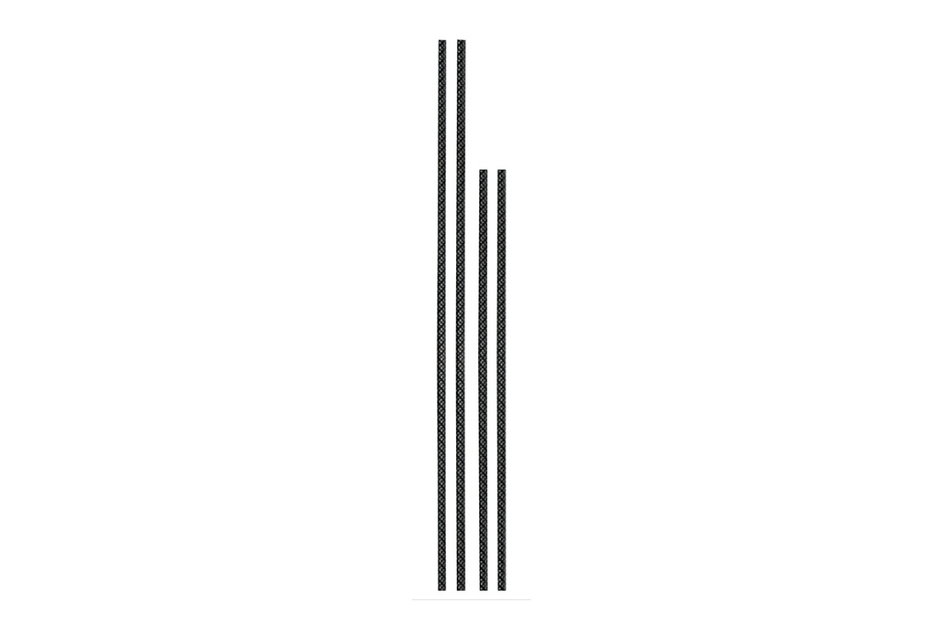 Marginea ușii LAMP Contour - 4 benzi de protecție, 4 buc., carbon