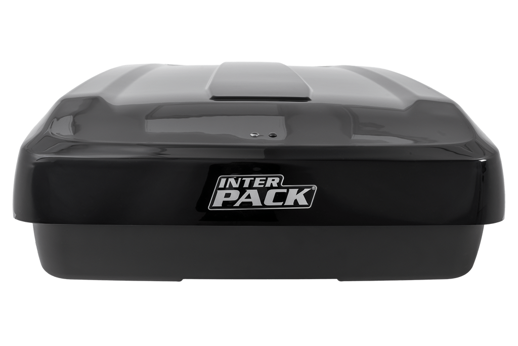 Cutie de portbagaj Inter Pack Monsun PRO L, negru metalizat