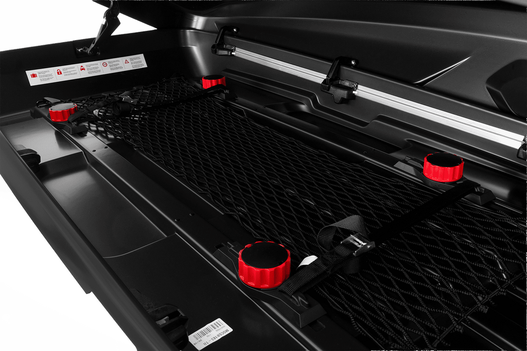 Cutie de portbagaj Inter Pack Monsun M, negru mat