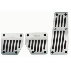 Pedale LAMPA TOURING BLACK PILOT din aluminiu cu cauciuc antiderapant