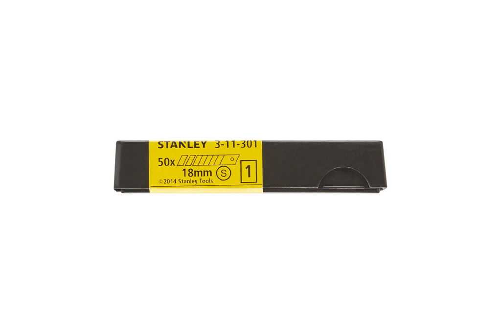Lame de cuțit detașabile STANLEY, lame de schimb de 18 mm, 50 buc.