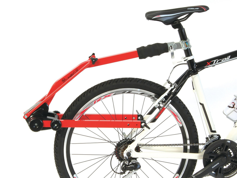 Trail Angel - cârlig de remorcare pentru bicicletă de copil - roșu