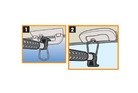 Suport auto extensibil LAMP, 90-160 cm