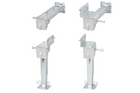 Set de două suporturi extensibile cu manivelă și montare ProPlus 361500 pentru remorcă platformă de 1000 kg 290-460 mm