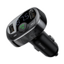 Transmițător FM BASEUS tip T, Bluetooth 4.2, MP3 + încărcător auto 2x USB 3.4A