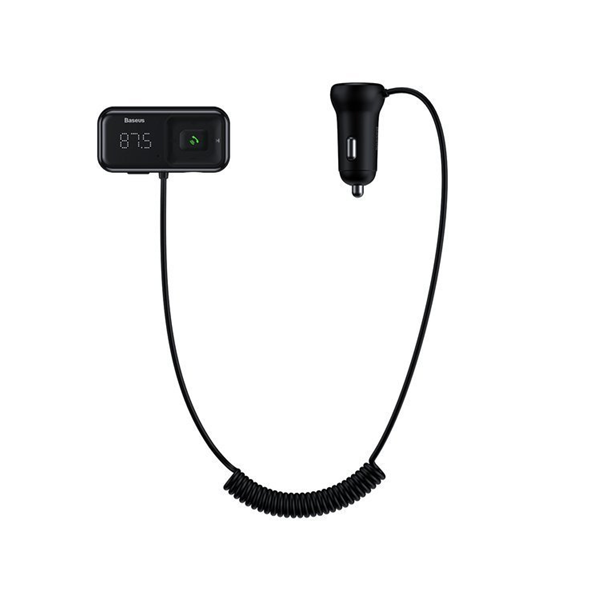 Transmițător FM BASEUS T S-16 Bluetooth 5.0 MP3 + încărcător auto 2x USB