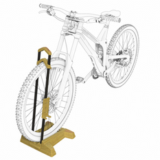 Suport pentru biciclete Peruzzo Lybra - ecobamboo