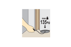 Set de trei perne de montare YATO YT-67385, capacitate de încărcare 135 kg