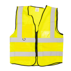 Vestă reflectorizantă galbenă HERMON XXL cu buzunare