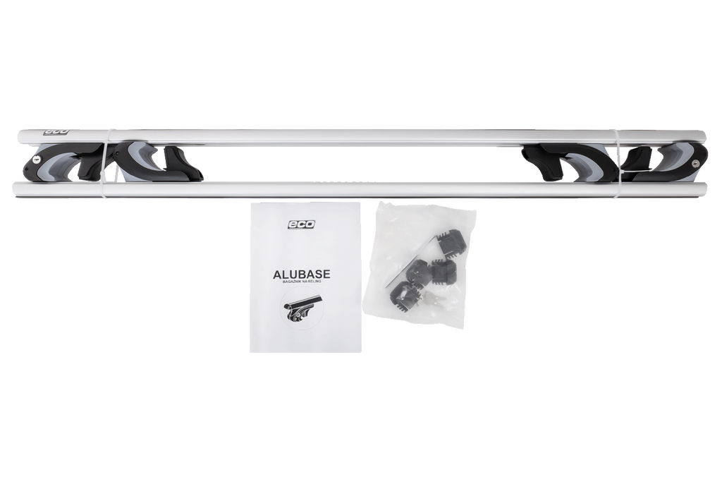 Eco Alubase 135 - portbagaj universal din aluminiu cu șine și încuietori