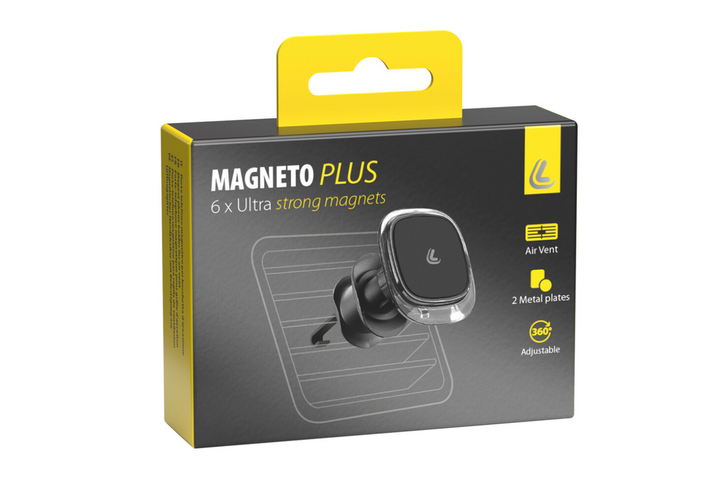 Suport magnetic de telefon Magneto Plus LAMP pentru orificiul de ventilație