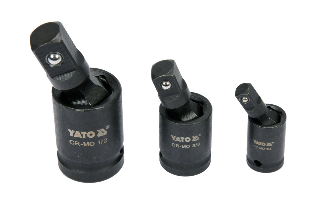 Set îmbinări de impact YATO YT-10643 1/4", 3/8", 1/2" 3 buc.