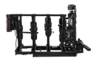 Inter Pack Quattro Fold - suport pentru biciclete montat pe bara de remorcare pentru 4 biciclete