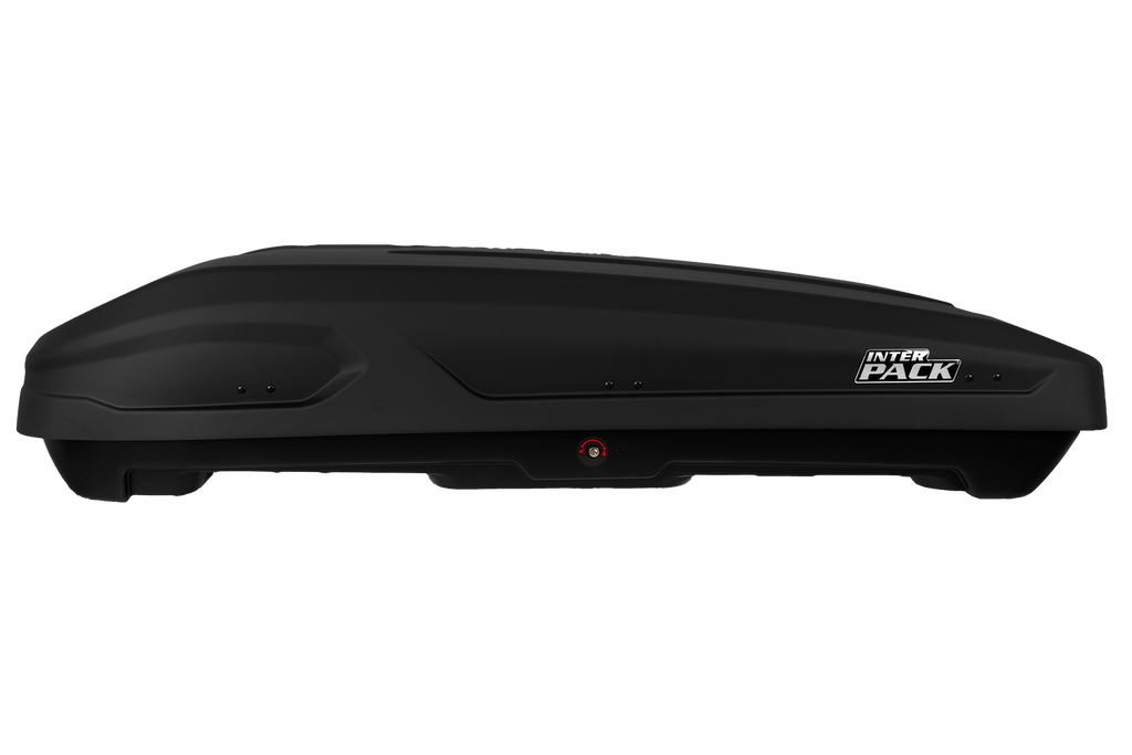 Cutie de portbagaj Inter Pack Monsun M, negru mat