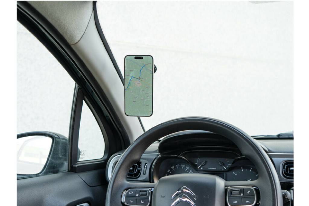 Suport magnetic pentru telefon Magneto Fin cu ventuză