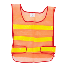 Vestă reflectorizantă HERMON XXL portocalie cu velcro lateral