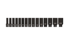 Chei tubulare de impact lungi YATO YT-1055, 1/2", 15 buc.