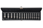 Chei tubulare de impact lungi YATO YT-1055, 1/2", 15 buc.