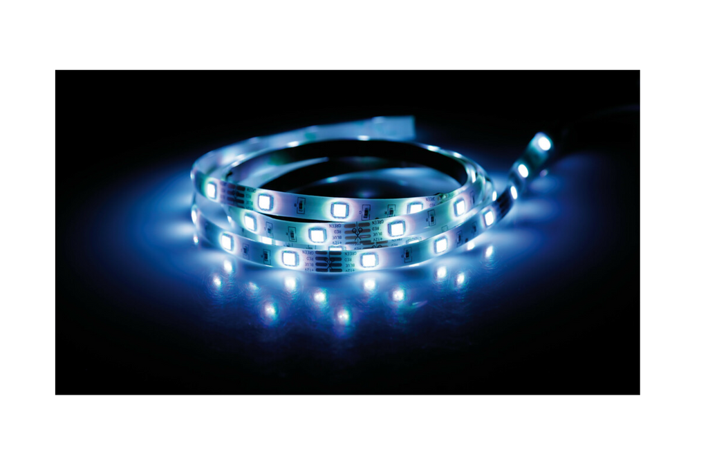 Bandă LED RGB cu bandă autoadezivă LAMPĂ 12/24V 200 cm