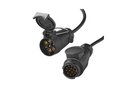 Cablu adaptor ProPlus pentru mufă de cuplare remorcă 13/7 PIN 80cm