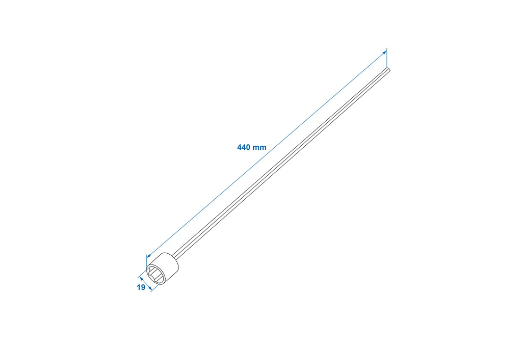 Extensie suport extensibilă ProPlus 360029 pentru remorcă transportator de 440 mm și 19 mm