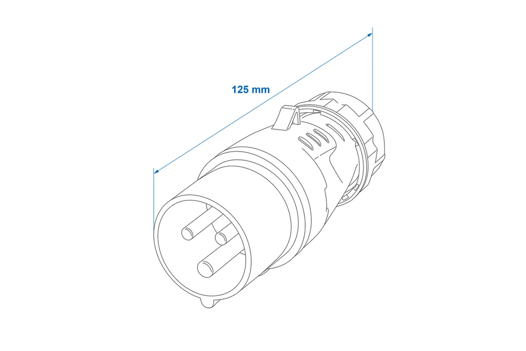 Ștecher CEE 16A 230V ProPlus 373500 mascul, ștecher camping