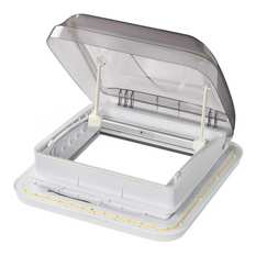 ProPlus 610905V01 gura de aerisire pentru fereastră de plafon pentru rulote cu iluminare LED 400x400mm