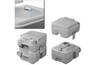 Toaletă portabilă de camping ProPlus 370415V01CR, gri, 10L/20L