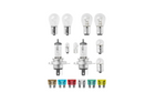 Set becuri H4 pentru rulote, mașini ProPlus 410134 Set de rezervă cu 16 piese