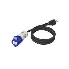 Adaptor cu ștecher cu împământare și priză CEE 16A ProPlus 373527DE cablu 150cm