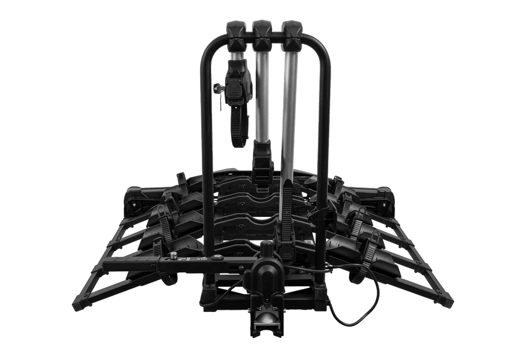 Inter Pack Quattro Fold - suport pentru biciclete montat pe bara de remorcare pentru 4 biciclete