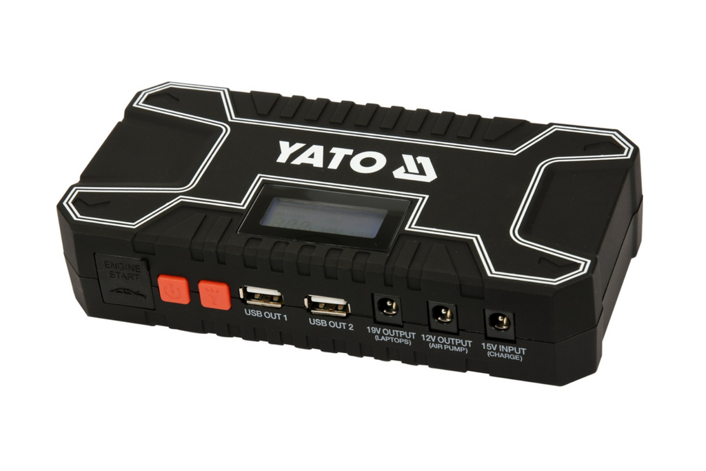 Baterie externă YATO YT-83082 12000mAh cu afișaj LCD
