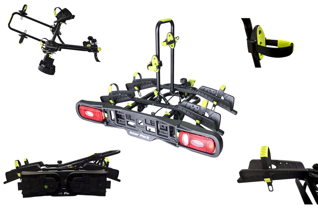Suport de biciclete Inter Pack Duo cu 13 pini, montat pe bara de remorcare