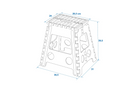 ProPlus 770826 scaun remorcă pliabil cu platformă 120 kg