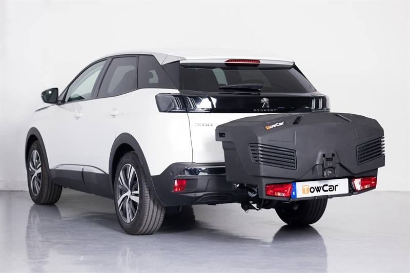 Towbox EVO urban negru - portbagaj montat pe bara de remorcare