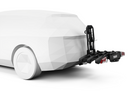 Thule EasyFold 3 - suport de biciclete pliabil pentru cârligul de remorcare, pentru 3 biciclete (945100)