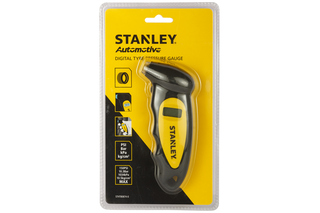 Manometru digital pentru presiunea anvelopelor STANLEY Automotive, interval 0-6,2 bar
