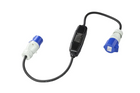 Cablu adaptor ProPlus 373589 CEE cu întrerupător diferențial 120 cm