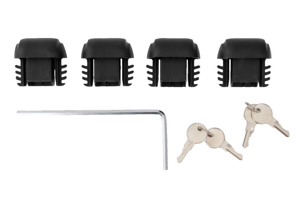 Eco Alubase 135 - portbagaj universal din aluminiu cu șine și încuietori