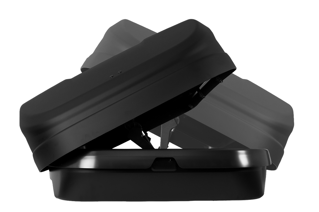 Cutie de portbagaj Inter Pack Monsun M, negru mat