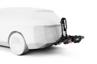 Thule EasyFold 3 - suport de biciclete pliabil pentru cârligul de remorcare, pentru 2 biciclete (944100)