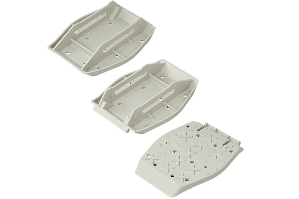 Set de patru plăcuțe de susținere pentru stabilizator de remorcă ProPlus 361519 cu arc 20,5x27,5cm