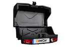 Towbox EVO urban negru - portbagaj montat pe bara de remorcare