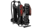 Inter Pack Velox 2 LED - suport de biciclete pliabil pentru cârligul de remorcare pentru 2 biciclete cu lumini LED (negru)