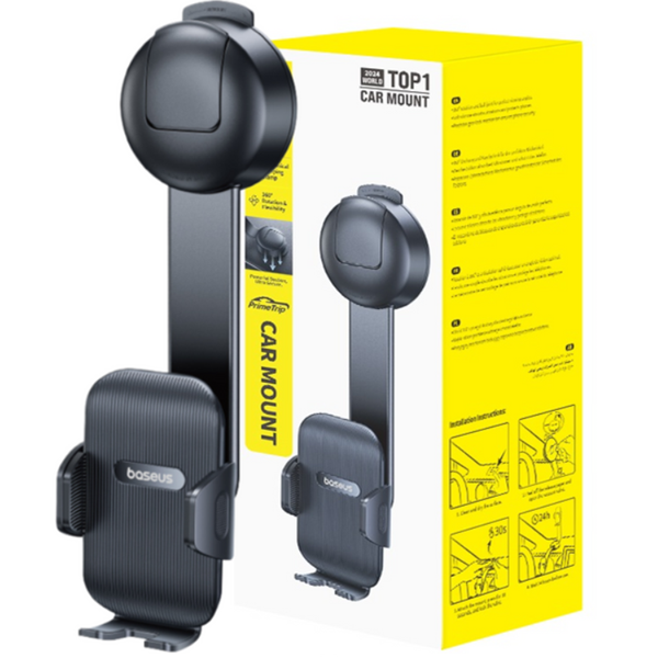 Suport telefon auto BASEUS PrimeTrip C03 Air pentru bord cu ventuză